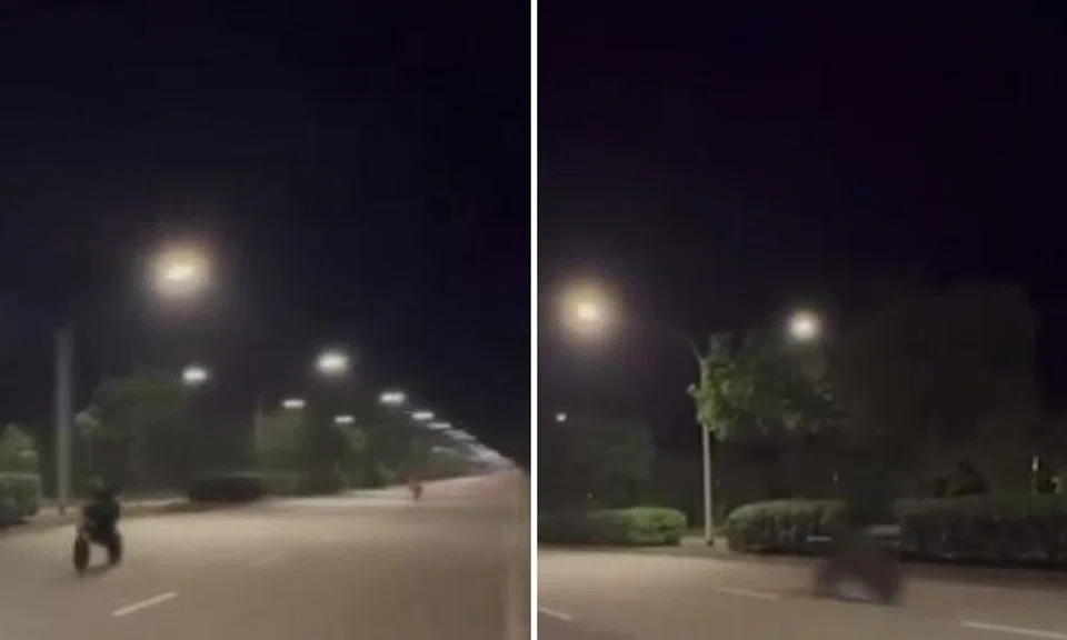 In a video shared on Facebook page SG Road Vigilante, several PABs and e-scooters can be seen racing at high speeds in several locations.