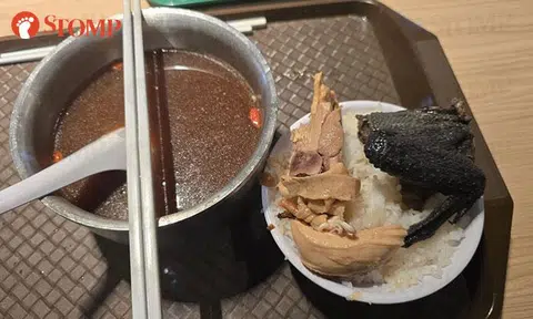 Diner disappointed with 'miserable' portion of black chicken in ginseng soup from Parkway Parade Kopitiam