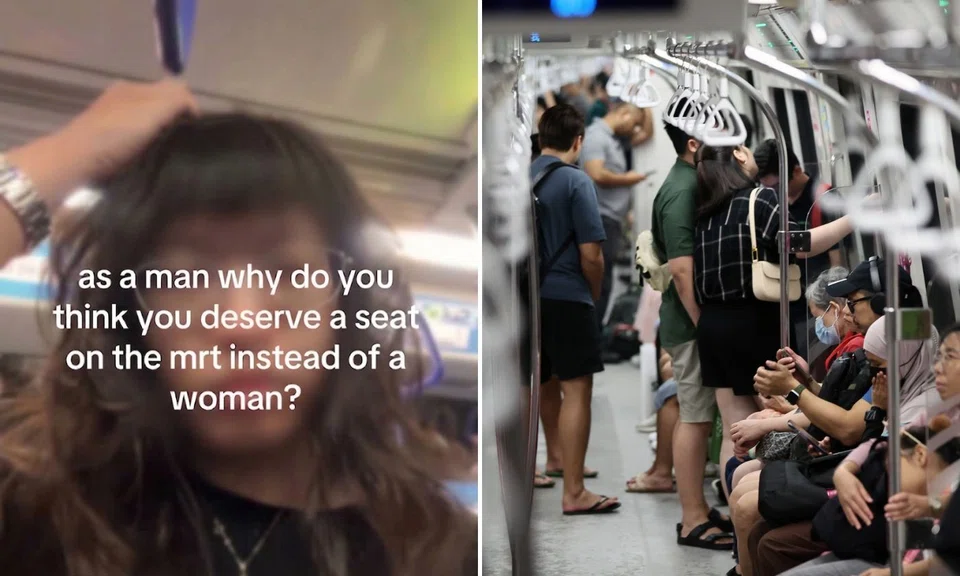 netizen draws flak for slamming men who rush for seats on mrt