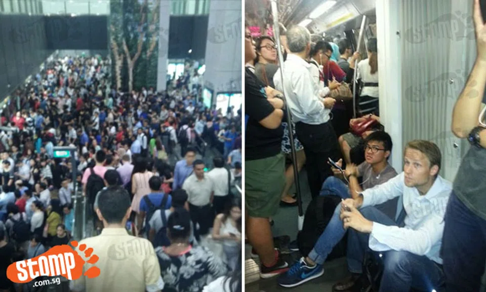 Today's train delay Passengers stuck on train for at least one hour with little ventilation