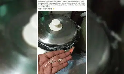 Circulated messages about "fake rice" are probably fake news