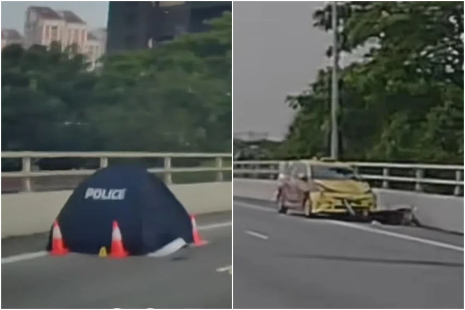 A man was pronounced dead at the scene by an SCDF paramedic.