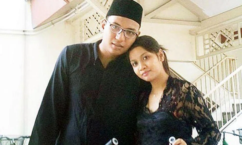 Azlin Arujunah and her husband Ridzuan Mega Abdul Rahman had splashed hot water on the boy on four occasions in 2016. PHOTOS: FACEBOOK