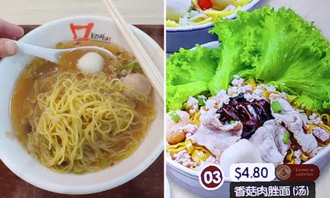 Diner slams 'pathetic' $4.80 bak chor mee, but Koufu staff say ingredients buried under noodles