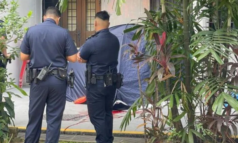 The police at Toa Payoh Lorong 7 Block 9.