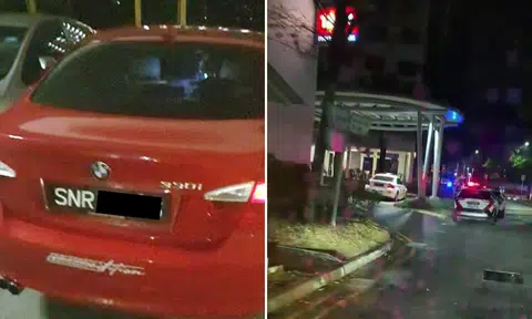 Driver speeds through Paya Lebar roadblock and abandons BMW in Punggol, nabbed after 7-day manhunt
