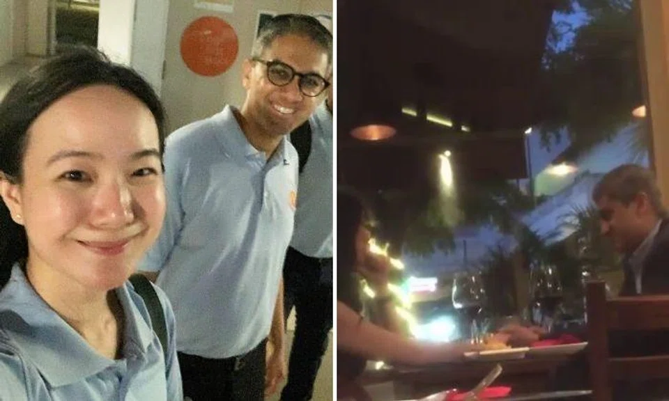 A video clip circulating online that appears to show Member of Parliament Leon Perera sharing an intimate moment with fellow senior party member Nicole Seah.