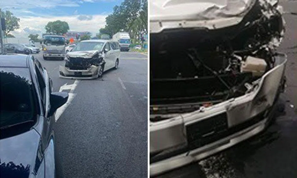 Woman thanks Gojek driver for 'saving the day' after accident with lorry that left her car wrecked