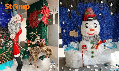 Fancy a little Christmas cheer? Drop by block 16 at Cantonment Towers and witness these unique installations. 