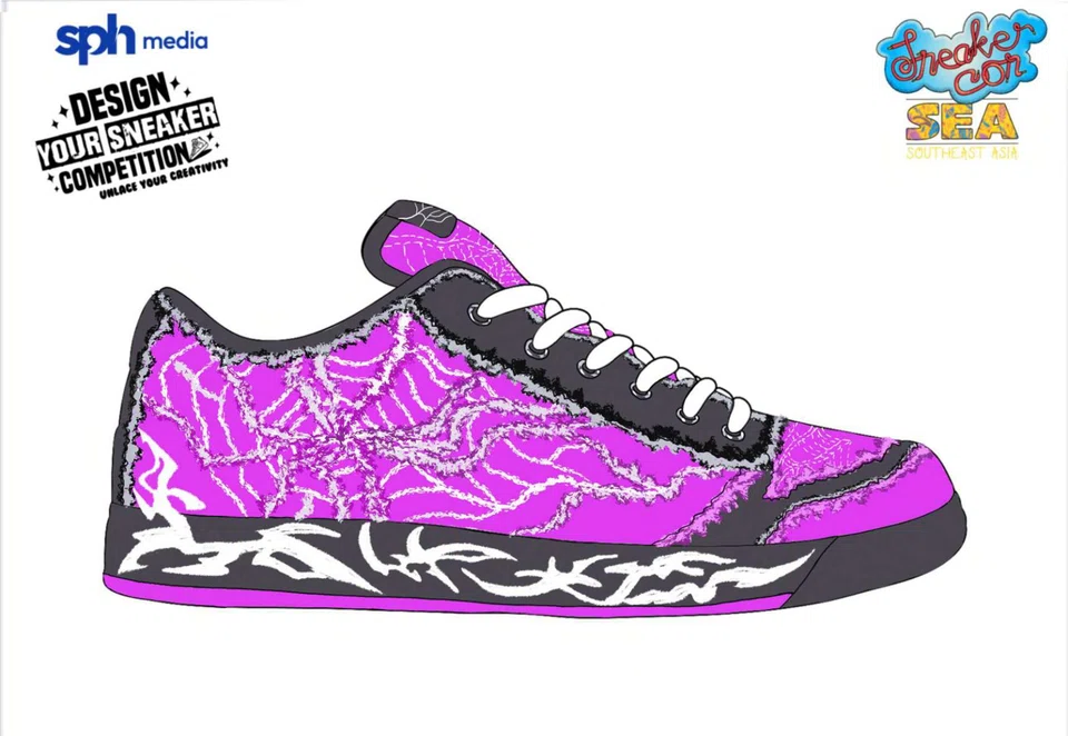 dlsneaker05 - Design 1 submitted by Alexis Tang Kay
Credit: Design Your Sneaker Competition