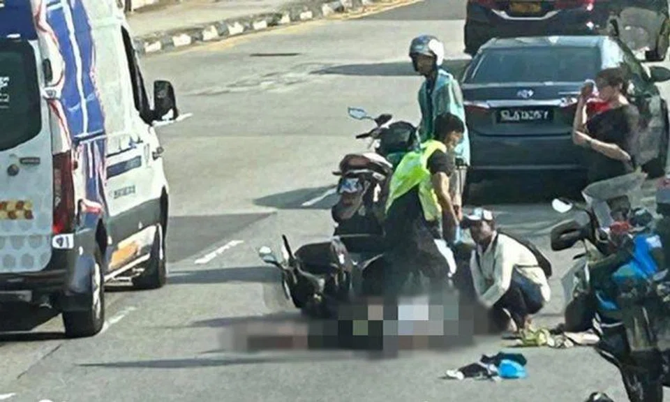 Motorcyclist, 62, dies after accident with car at Jurong Town Hall Road junction