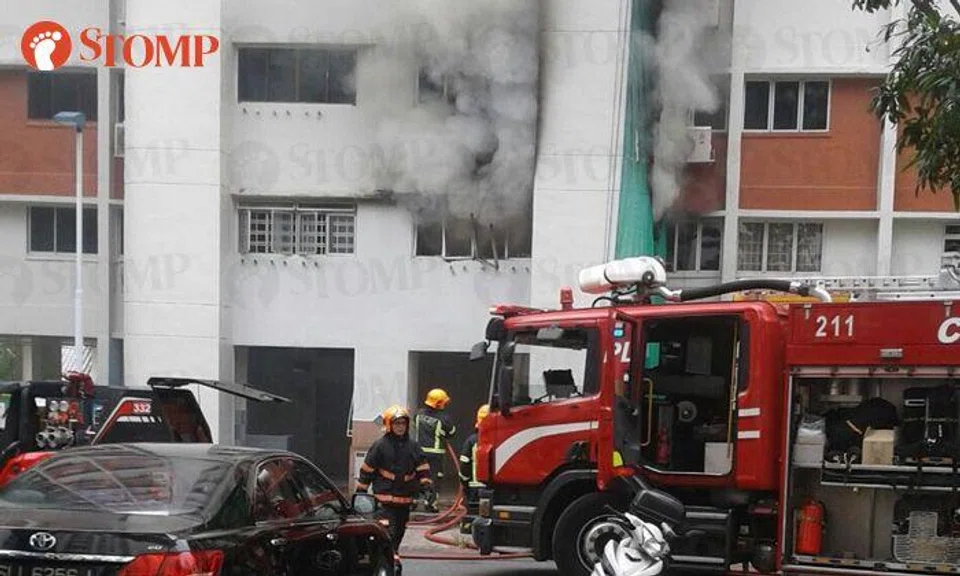 3 residents suffer smoke inhalation after fire breaks out in Lorong Ah ...