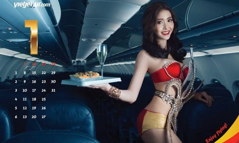 Bikini-clad models grace VietJet Air's 2018 calendar