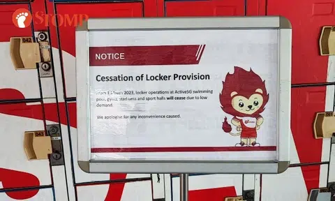 ActiveSG swimming pool user upset by sign that says no more lockers from March 1, but actually...