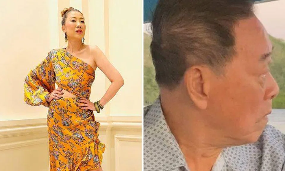 Patricia Mok (left) wrote in an essay in June 2024 that her father Mok Kok Chye was a former air force officer. PHOTOS: FITMOK/INSTAGRAM