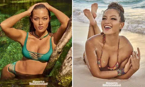 Muay Thai fighter and model Mia King poses for Sports Illustrated