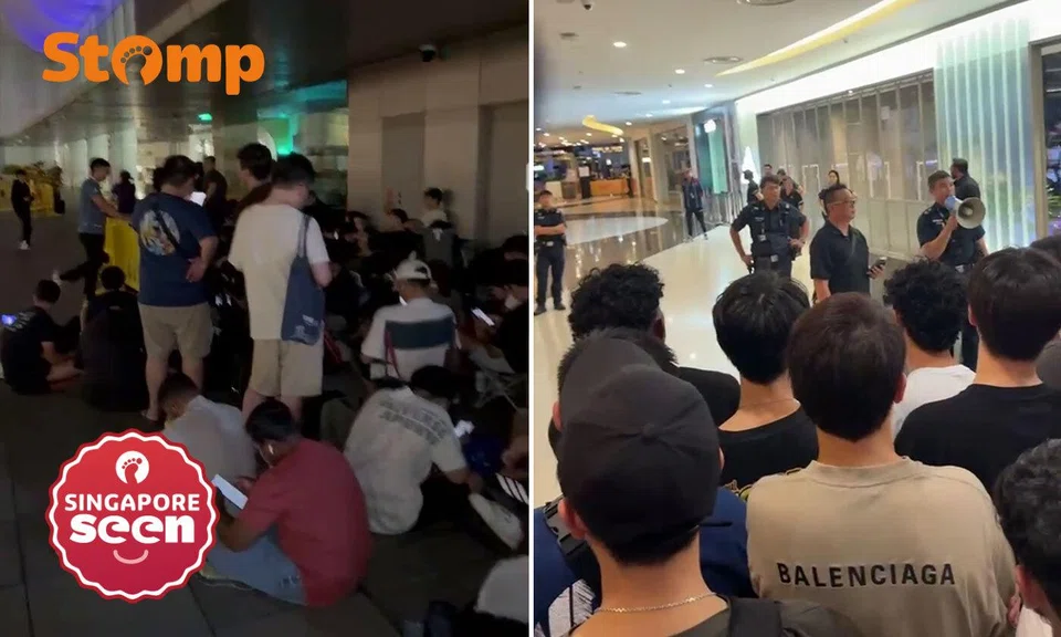 Fans queue for Audemars Piguet x Swatch launch at VivoCity