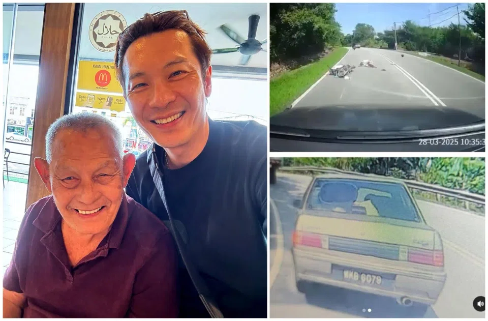 Malaysian actor Shaun Chen said his father was healthy before his death and was an optimistic man.