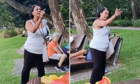 scolds people fishing