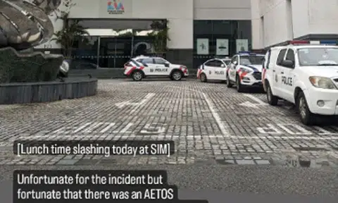 Man, 18, allegedly stabbed colleague in the neck with scissors on SIM campus