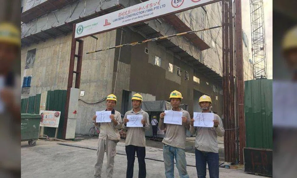 Lian Beng tells Stomp: Workers asking for wages were from sub-contractor, incident occurred in May 2018