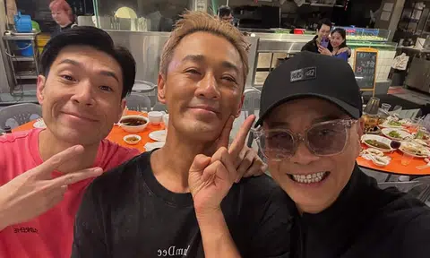 HK stars Raymond Lam and Bobby Au Yeung meet actor Ben Yeo in Singapore