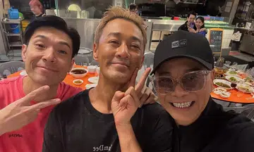 HK stars Raymond Lam and Bobby Au Yeung meet actor Ben Yeo in Singapore