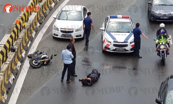 36-year-old man sent to hospital after skidding motorcycle along AYE ...