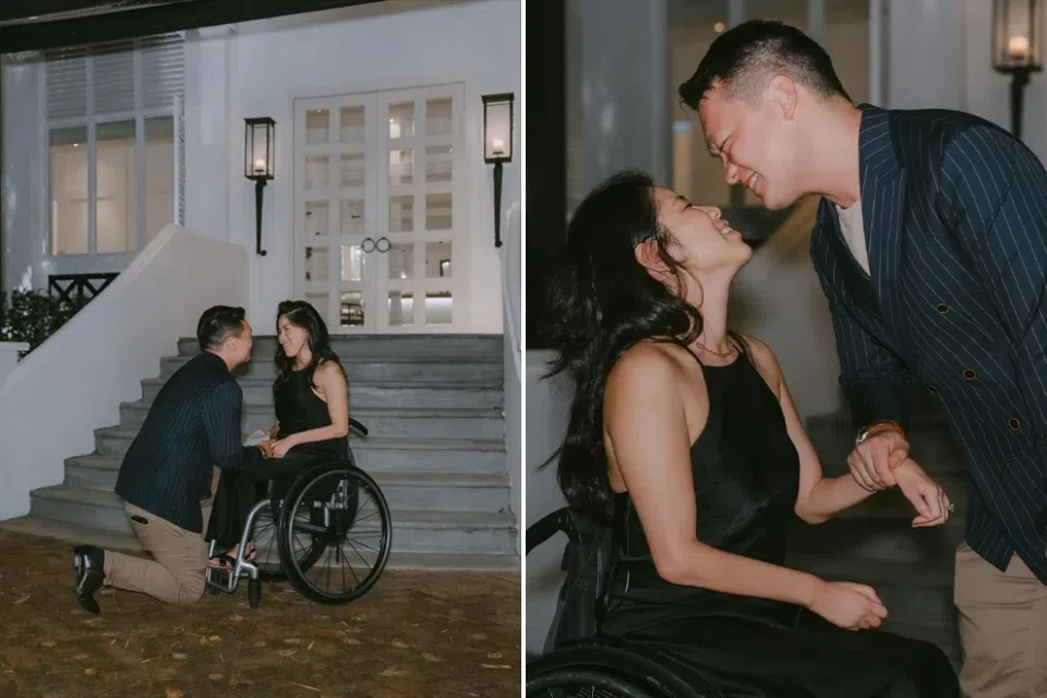 Congratulations to Yip Pin Xiu and Bruce on their engagement! 