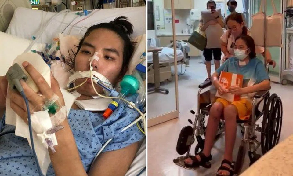 After spending a total of 98 days at the Cardiothoracic Intensive Care Unit in National University Heart Centre, Mr Dante Lin was discharged on Sept 26 to tears and applause from the medical team.