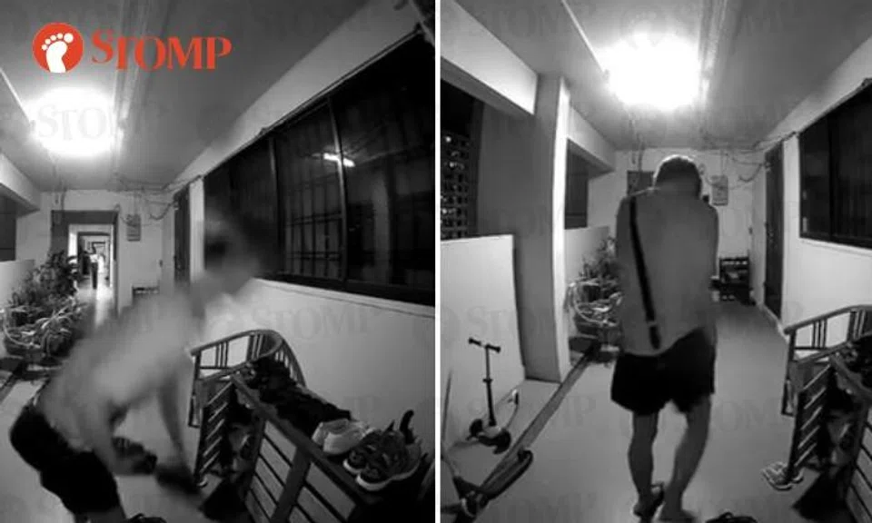 Thief forgoes $300 shoes, takes $20 Nike slides from outside Yishun flat -- and smells them