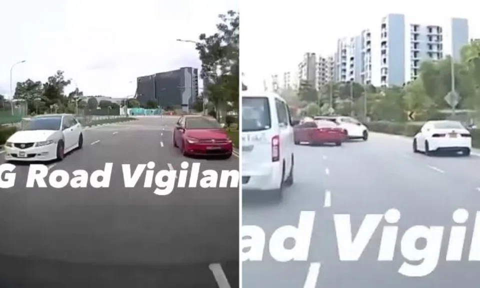 A video of the accident was posted by SG Road Vigilante.