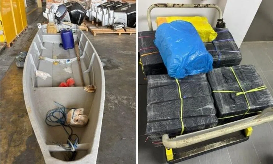 A total of 2,700 packets of assorted duty-unpaid cigarettes and one fiber-glass craft, which was fitted with one outboard motor, were seized in the operation.
