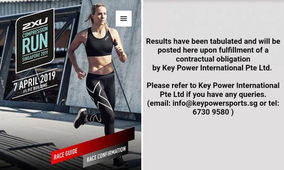 2XU Compression Run 2019 organiser delays release of runners' race results due to payment issues