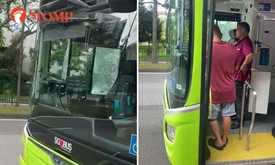 A Stomper shared a video of the bus after the accident.