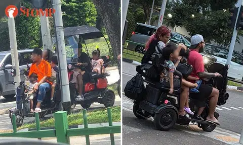 'Dangerous' use of mobility devices to transport kids without helmets sparks concern among Stompers