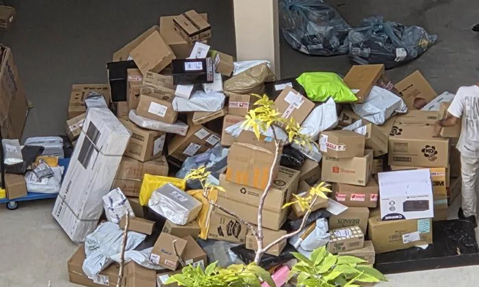 parcels at void deck