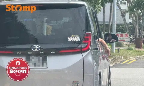 PHV driver smoking while driving