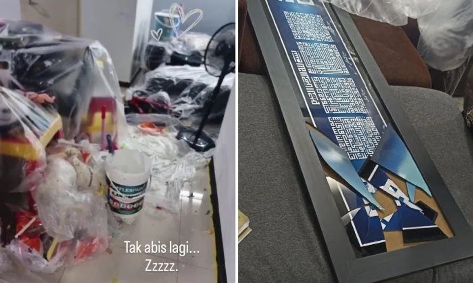 "Our company actually compensated her on the prayer frame which she deliberately decided to leave out of her post."