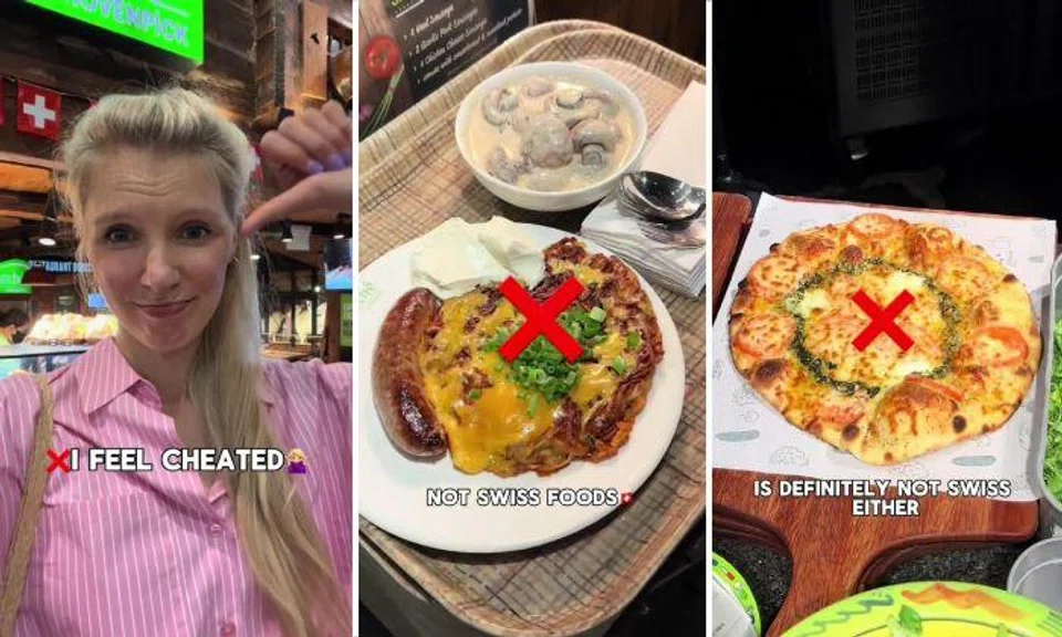 Swiss woman in S'pore says she feels 'cheated' by all the non-Swiss food in Swiss restaurant Marche