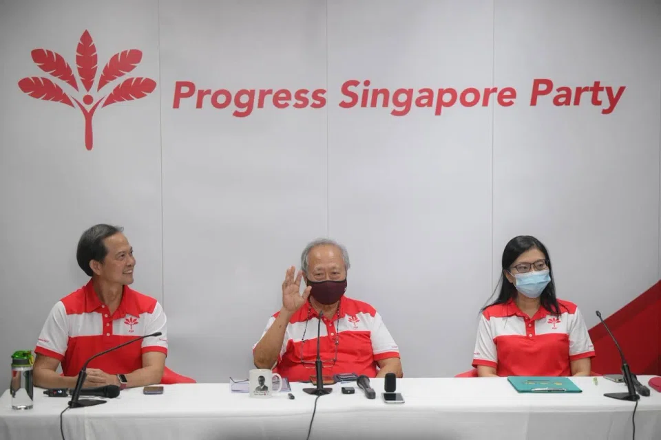 The press conference was fronted by PSP chief Leong Mun Wai, the party’s first vice-chairperson Hazel Poa and chairman Tan Cheng Bock. 