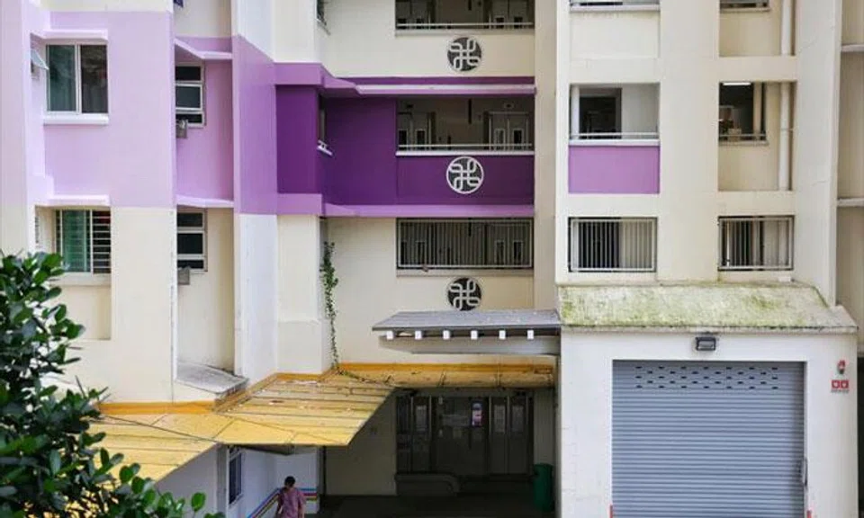 On May 13, ST observed that the paint job appeared to be completed for one block, 2A Boon Tiong Road, which sported shades of lilac.