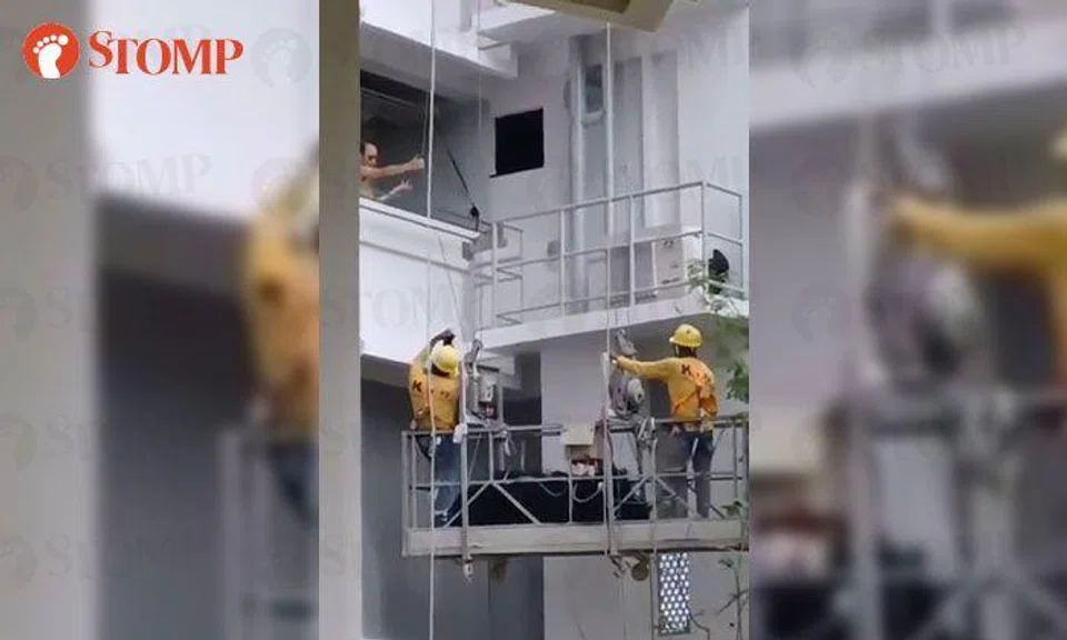 Town council halts installation of anti-bird nettings at Fernvale block after resident blocks workers on gondola