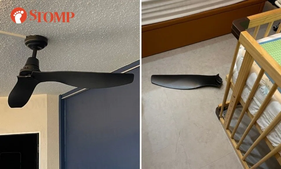 Sharing photos and a video of the broken fan, Stomper Matthew said the incident happened on the evening of March 30.