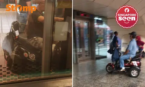 Man on crusade against misuse of mobility devices writes to LTA and SMRT, shares their responses