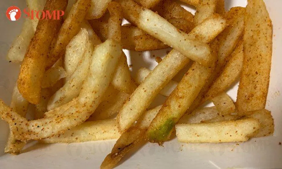McDonald's responds after man finds 'green fry' in meal: "There is no food safety concern"