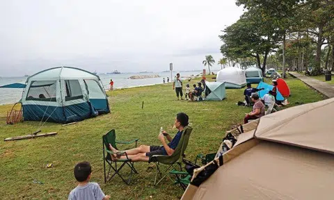 Booming business: More Singaporeans seen pitching tents at camping sites