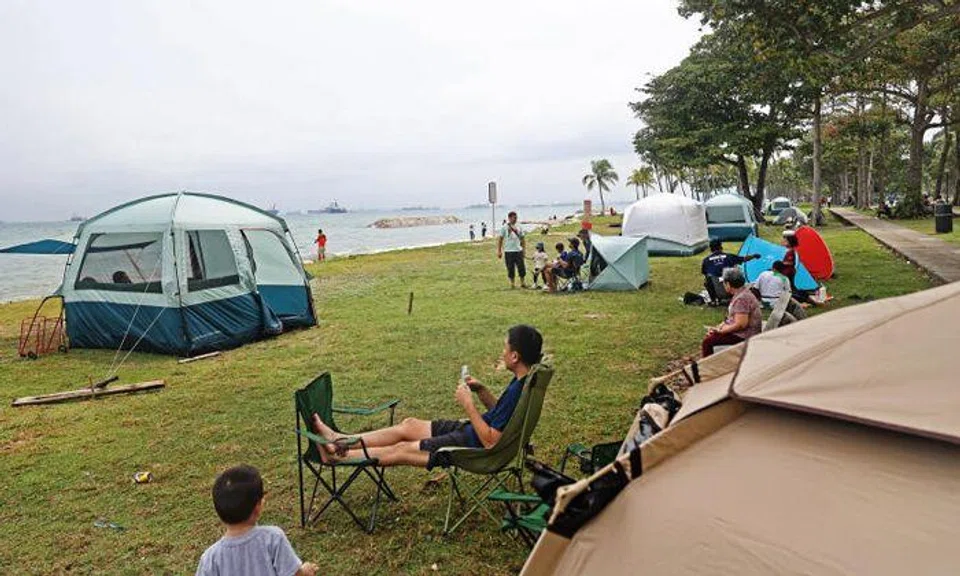 Booming business: More Singaporeans seen pitching tents at camping sites