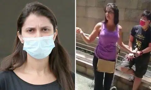 Paramjeet Kaur faced seven charges, four of which were for breaching Covid-19 regulations. PHOTOS: WONG KWAI CHOW, AH XIONG/YOUTUBE