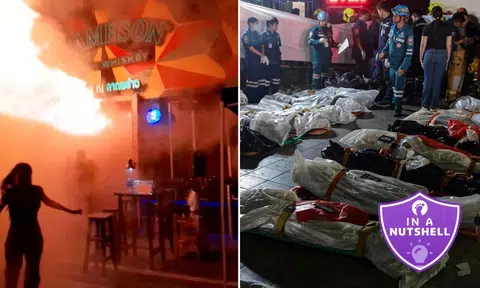 Bangkok bar fire, deadly fire, Thailand fire safety